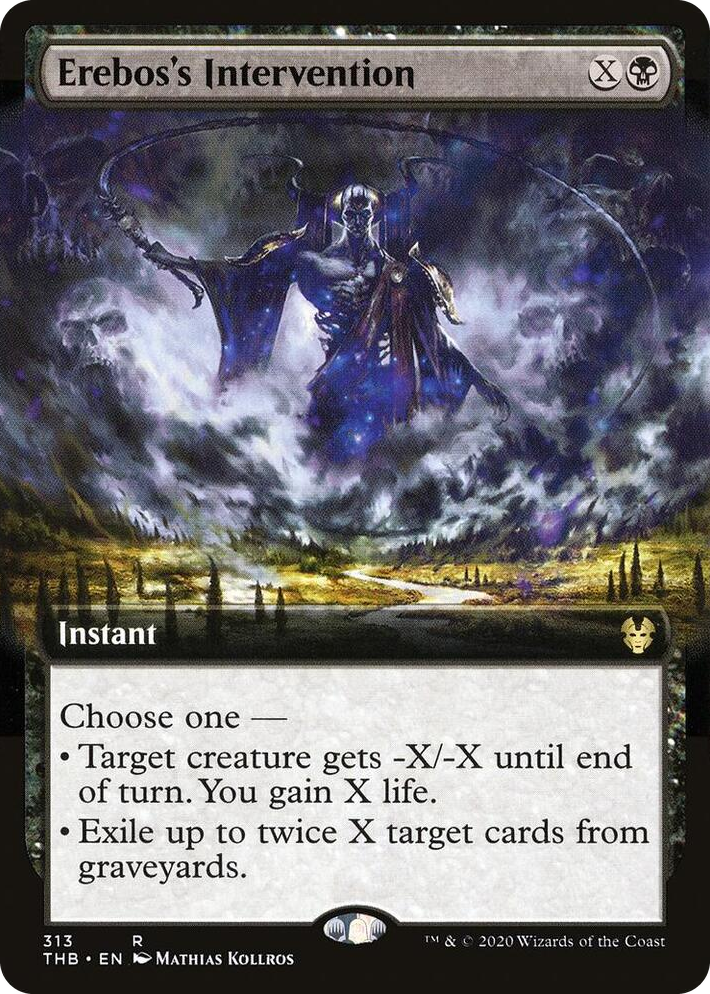 0313 Erebos's Intervention (Extended Art) R Theros Beyond Death