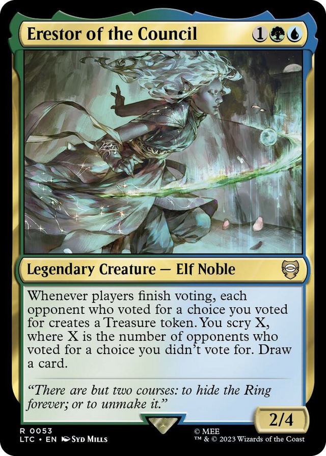 0053 Erestor of the Council R Commander: The Lord of the Rings: Tales of Middle-earth