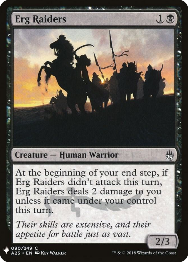 0090 Erg Raiders C The List Reprints
