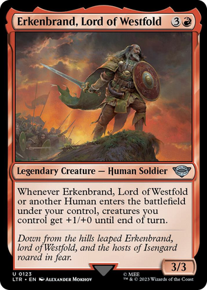0123 Erkenbrand, Lord of Westfold U Universes Beyond: The Lord of the Rings: Tales of Middle-earth