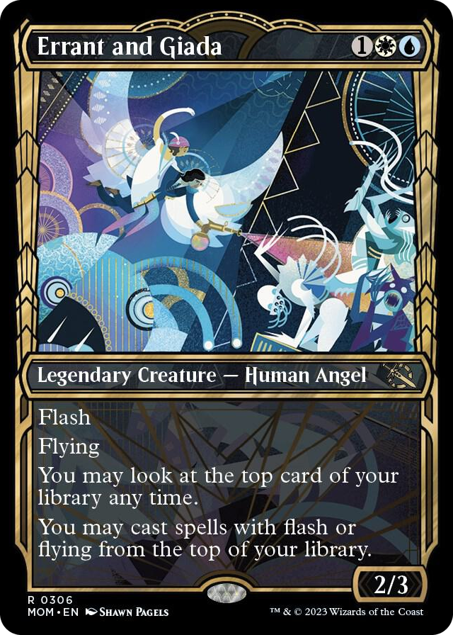 Errant and Giada (Showcase) #306 R - March of the Machine Pokemon card
