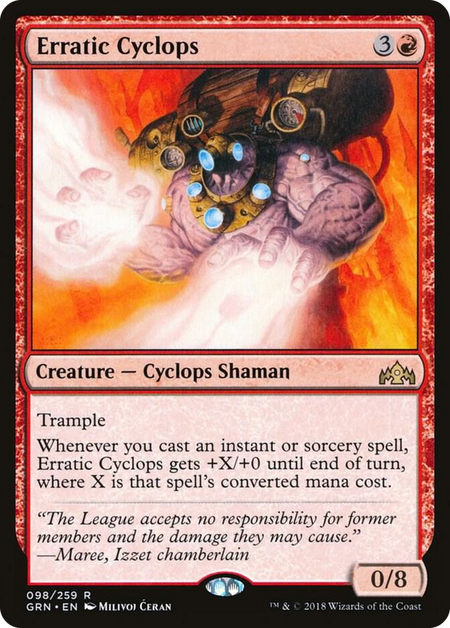 0098 Erratic Cyclops R Guilds of Ravnica