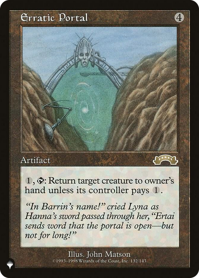 0132 Erratic Portal R The List Reprints