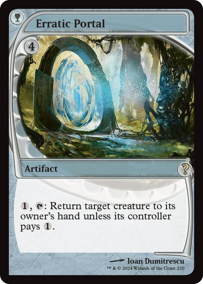 Erratic Portal (Future Sight) #220 R - Mystery Booster 2 Pokemon card