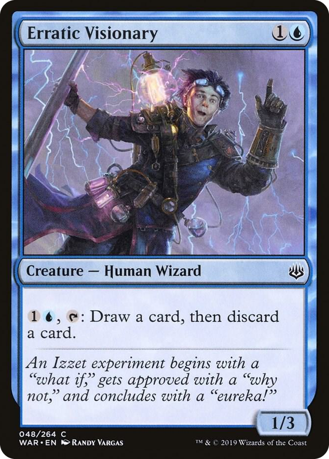 0048 Erratic Visionary C War of the Spark