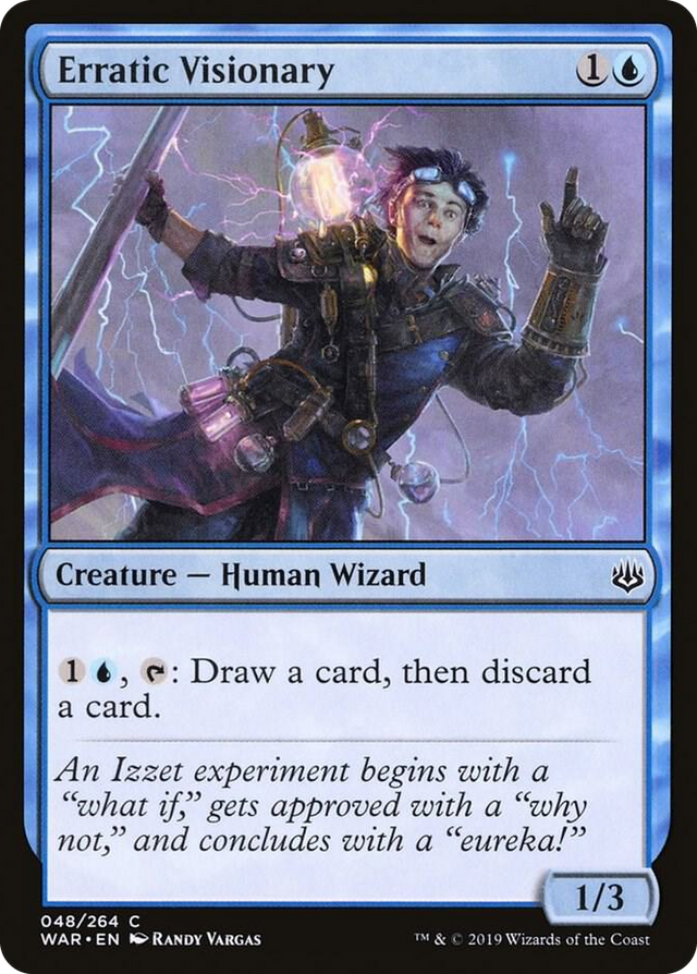 0048 Erratic Visionary C War of the Spark