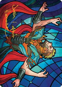0070 Ertai Resurrected Art Card (70/81) (Gold-Stamped Signature) S Art Series: Dominaria United
