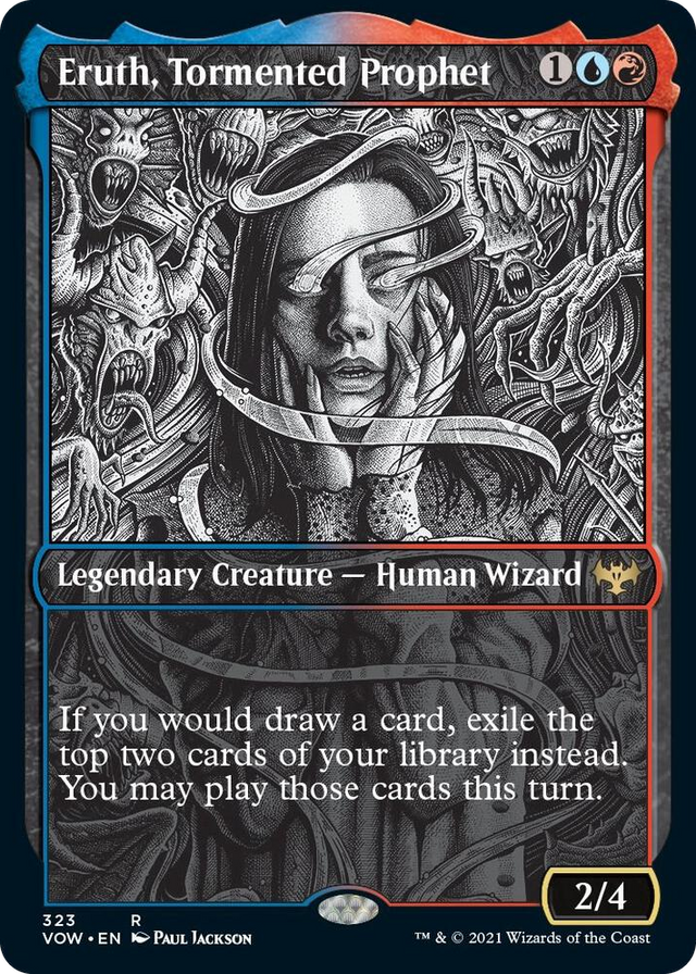 0323 Eruth, Tormented Prophet (Showcase) R Innistrad: Crimson Vow