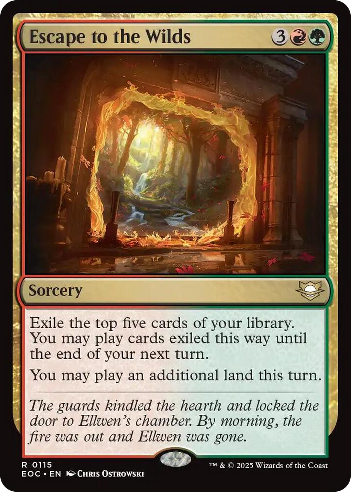 Escape to the Wilds #115 R - Commander: Edge of Eternities Pokemon card