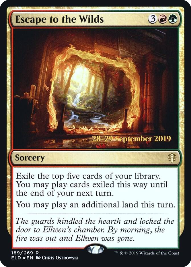 0189 Escape to the Wilds R Prerelease Cards