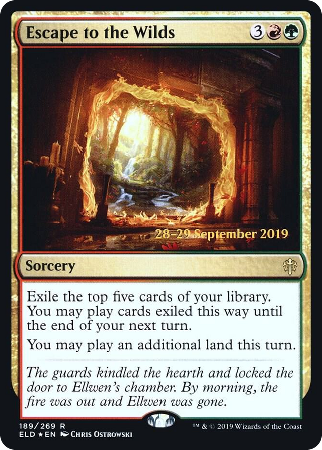 0189 Escape to the Wilds R Prerelease Cards
