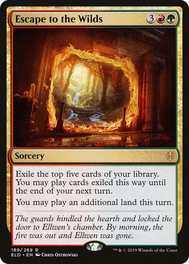 0189 Escape to the Wilds R Throne of Eldraine