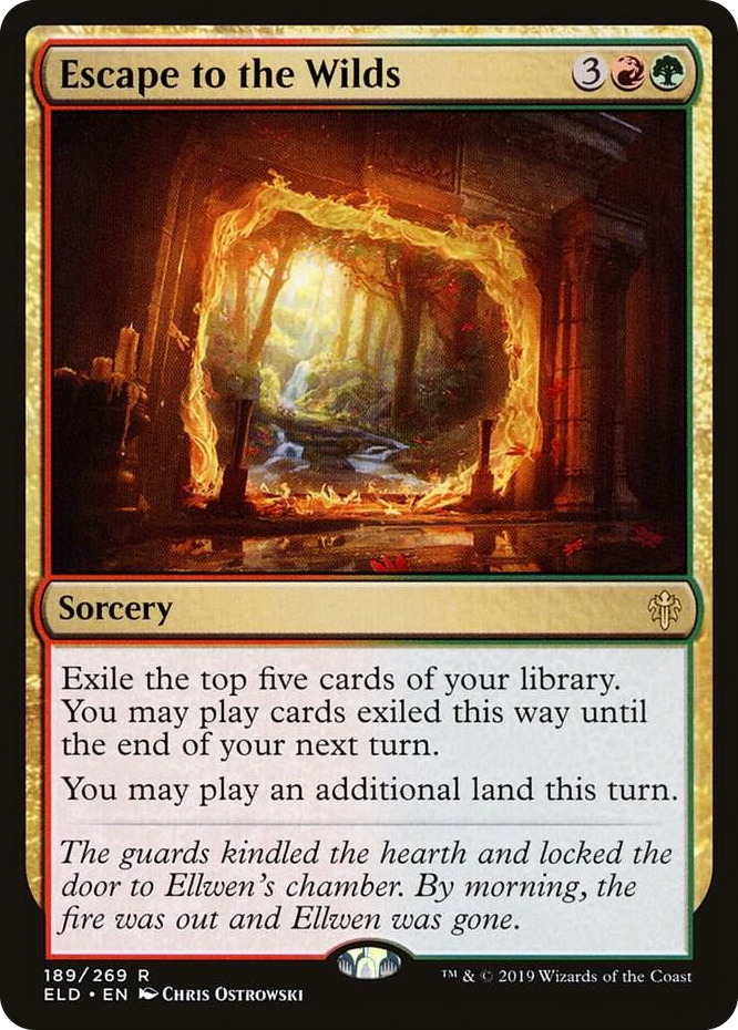 0189 Escape to the Wilds R Throne of Eldraine