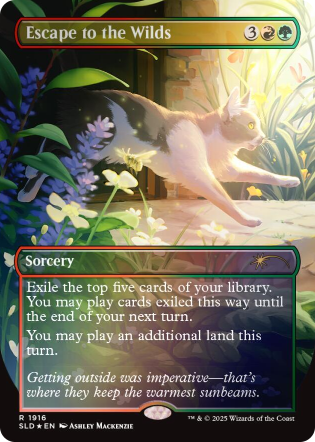 1916 Escape to the Wilds (1916) (Rainbow Foil) R Secret Lair Drop Series
