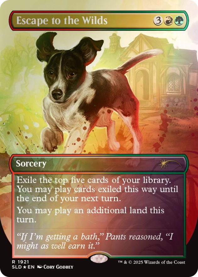 1921 Escape to the Wilds (1921) (Rainbow Foil) R Secret Lair Drop Series