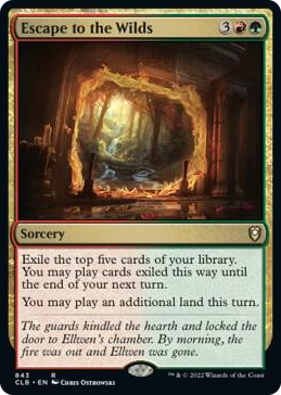 0843 Escape to the Wilds R Commander Legends: Battle for Baldur's Gate