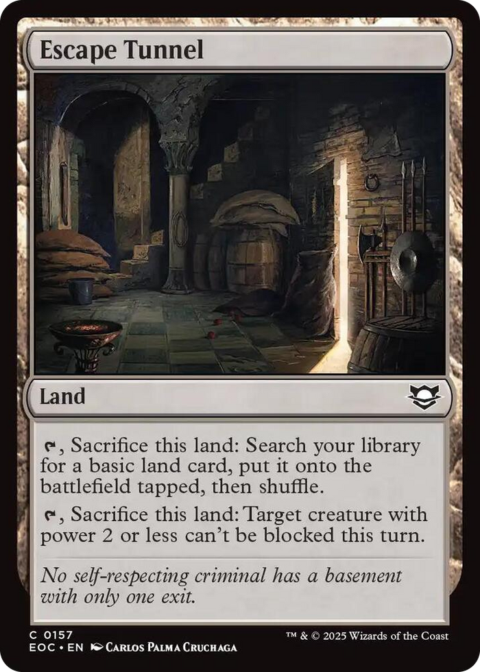 Escape Tunnel #157 C - Commander: Edge of Eternities Pokemon card