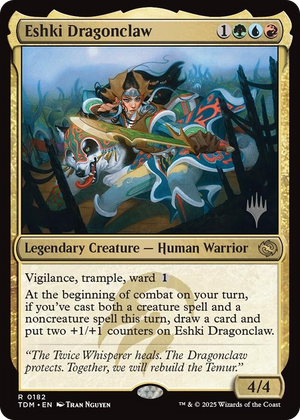 0182 Eshki Dragonclaw R Promo Pack: Tarkir: Dragonstorm