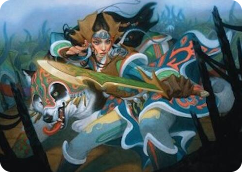 0023 Eshki Dragonclaw Art Card (23/54) S Art Series: Tarkir: Dragonstorm
