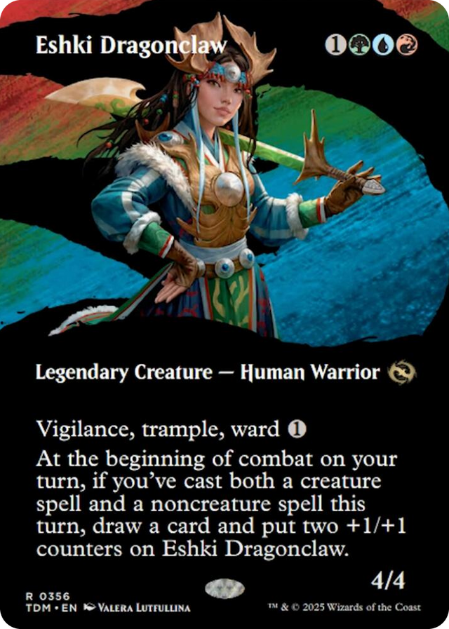 0356 Eshki Dragonclaw (Borderless) R Dragonstorm