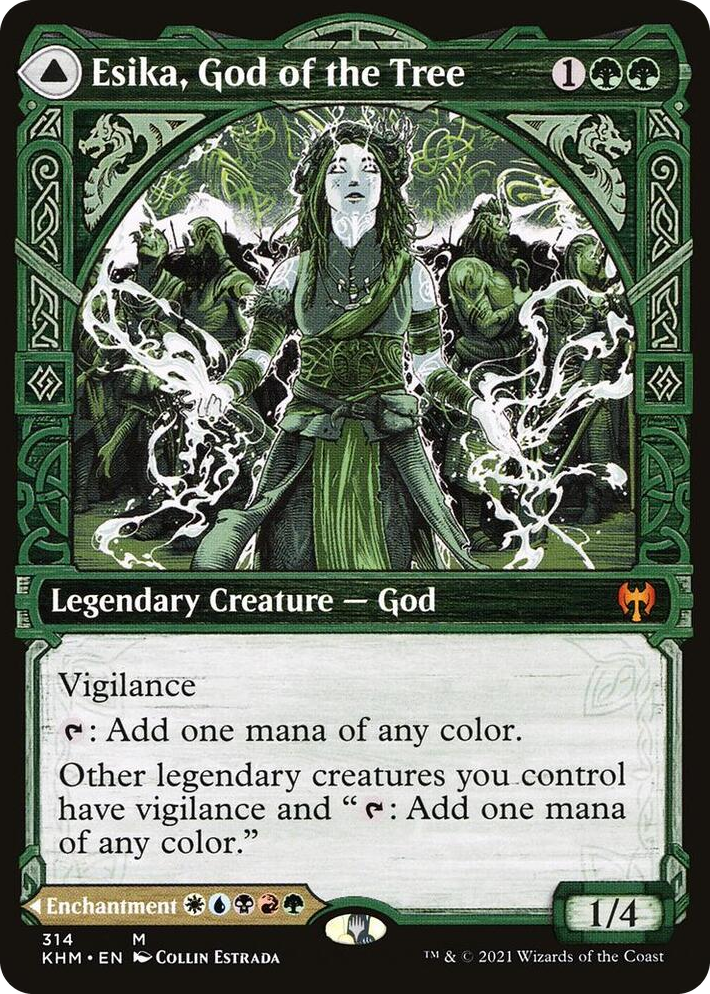 0314 Esika, God of the Tree (Showcase) M Kaldheim