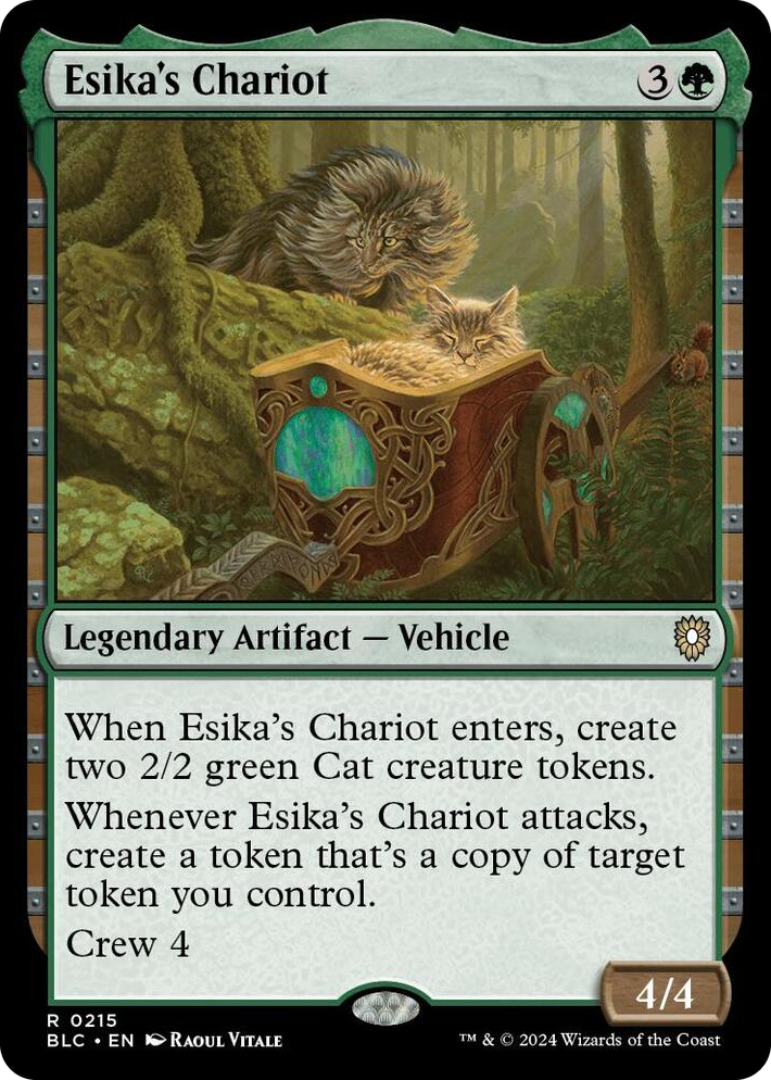 0215 Esika's Chariot R Commander: Bloomburrow