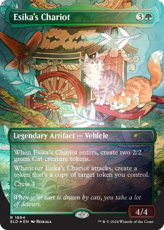 Esika's Chariot (Rainbow Foil) #1894 R - Secret Lair Drop Series Pokemon card
