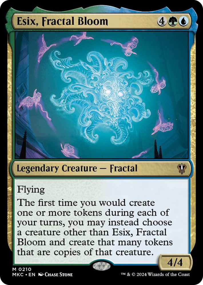 0210 Esix, Fractal Bloom M Commander: Murders at Karlov Manor
