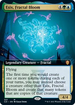 0337 Esix, Fractal Bloom (Extended Art) M Commander 2021
