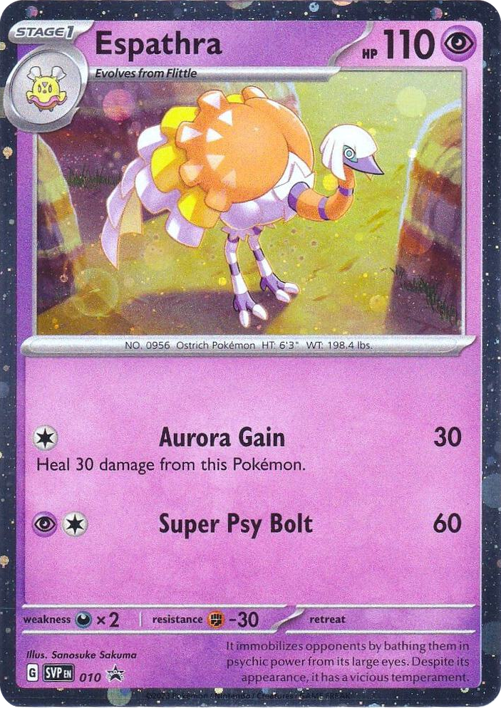 0010 Espathra - 010 Promo Scarlet & Violet Promo Cards