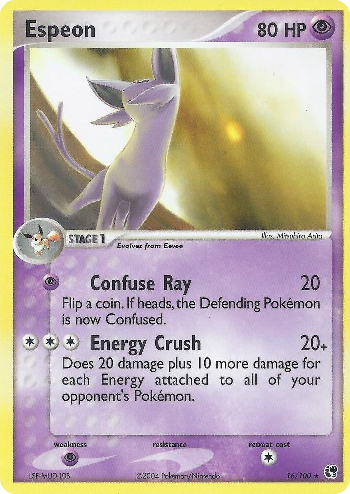 0016 Espeon Rare EX Battle Stadium