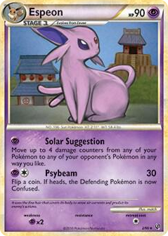 0002 Espeon - 2/90 (HGSS Undaunted) Rare Deck Exclusives