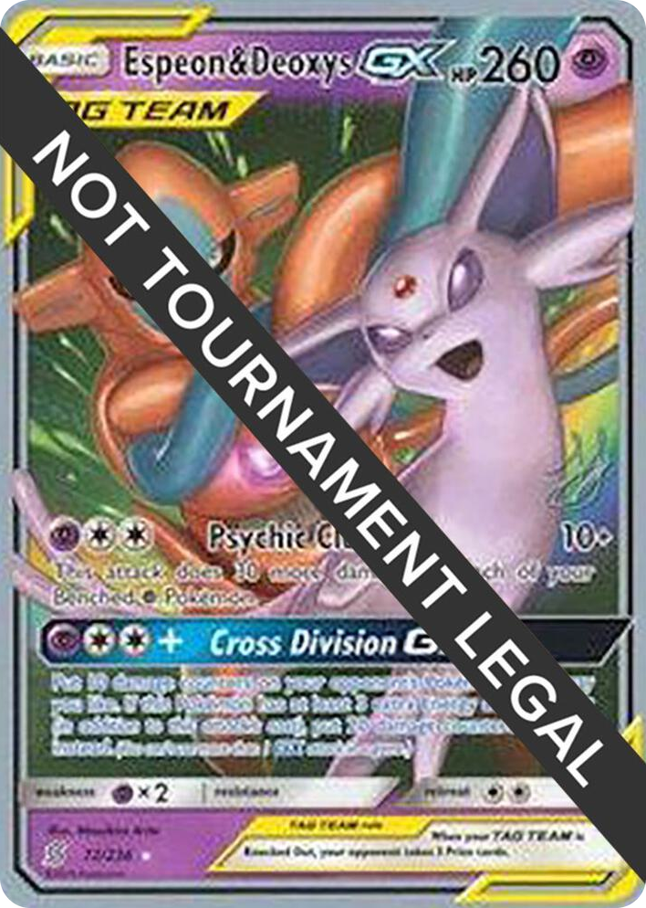 0072 Espeon & Deoxys GX - 2019 (Henry Brand) Ultra Rare World Championship Decks