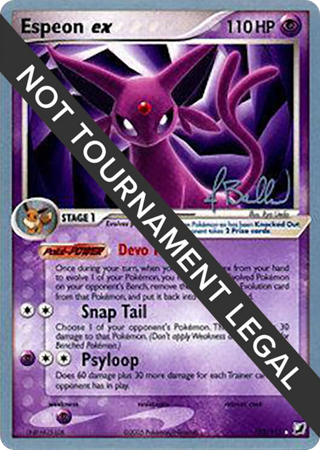 0102 Espeon ex - 2006 (Jimmy Ballard) Ultra Rare World Championship Decks