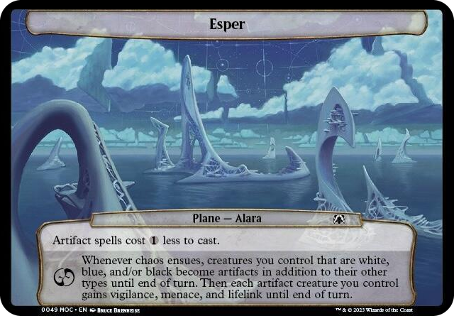 Esper #49 T - Planechase: March of the Machine Pokemon card