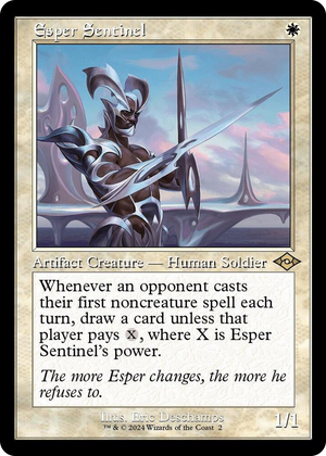 0002 Esper Sentinel (Retro Frame) R Modern Horizons 2