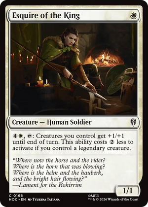 0166 Esquire of the King C The Hobbit: Eternal-Legal