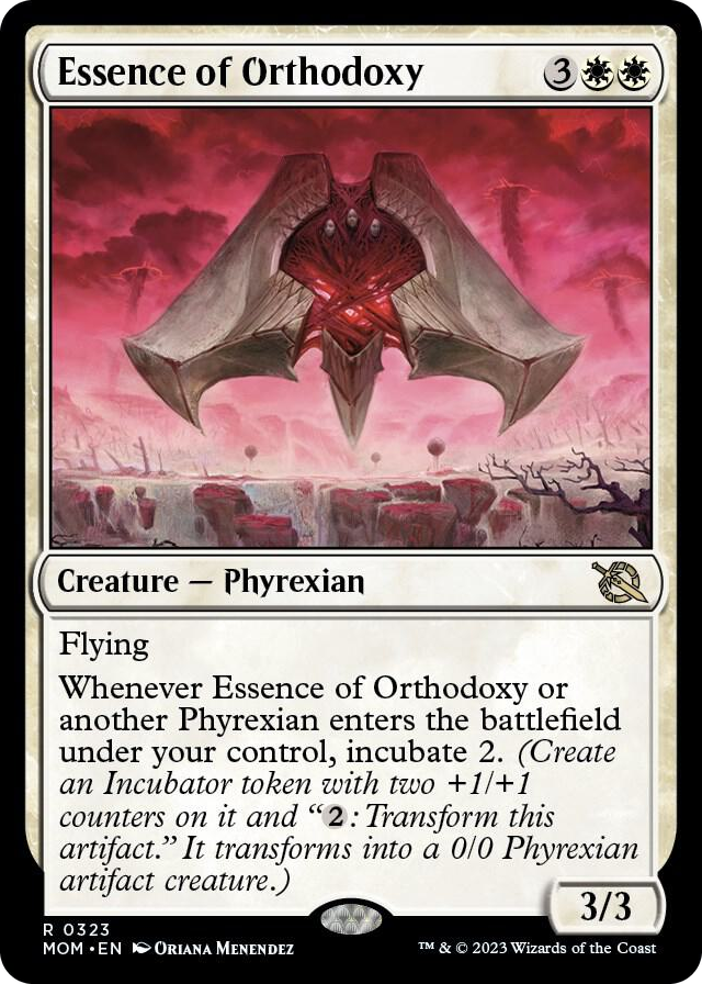 Essence of Orthodoxy #323 R - March of the Machine Pokemon card