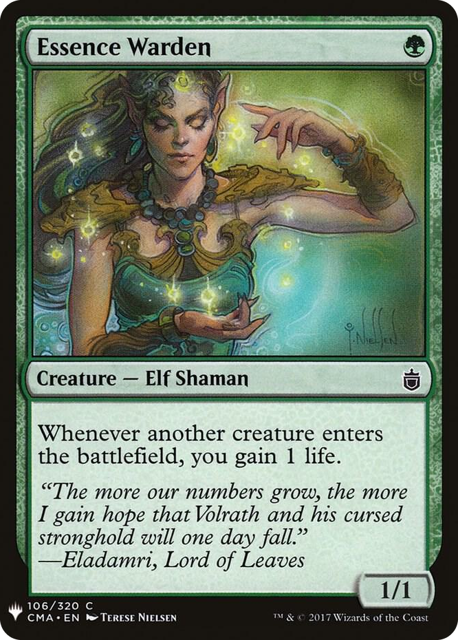 Essence Warden #106 C - The List Reprints Pokemon card