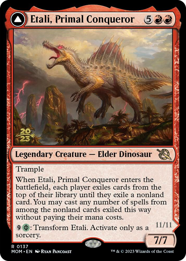 0137 Etali, Primal Conqueror R Prerelease Cards
