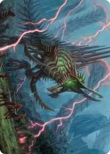 0032 Etali, Primal Sickness Art Card S Art Series: March of the Machine