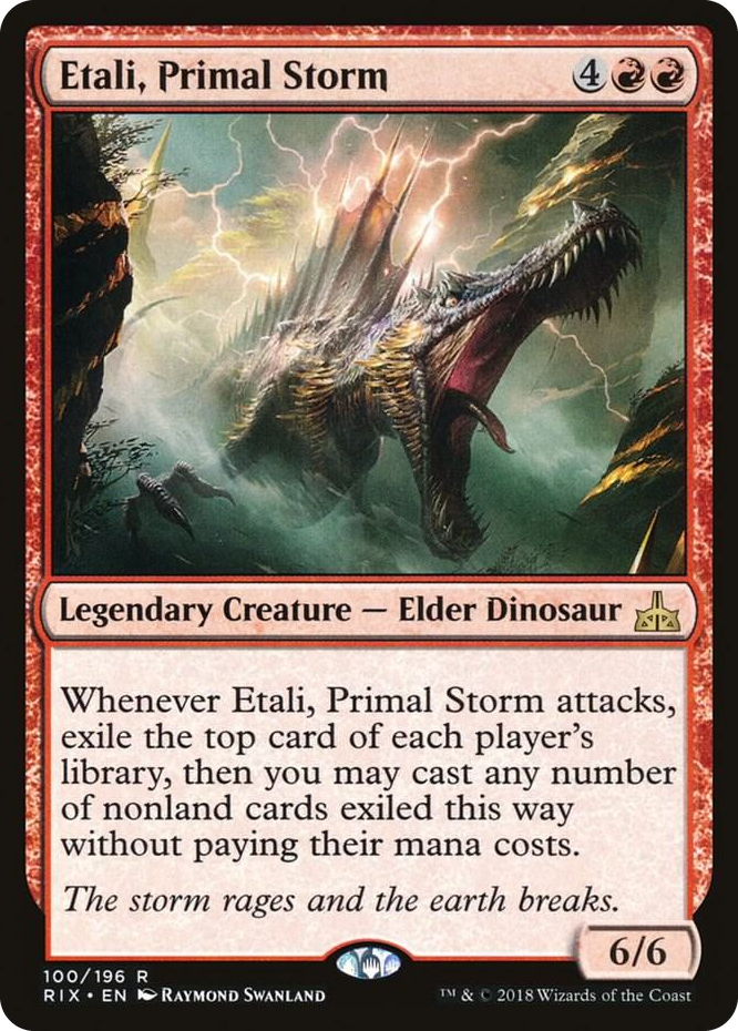 0100 Etali, Primal Storm R Rivals of Ixalan