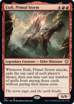 0121 Etali, Primal Storm R Commander: Dominaria United