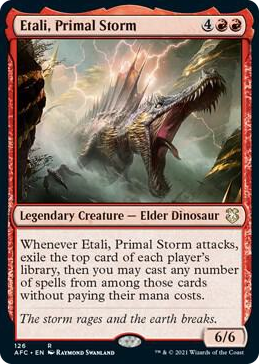 0126 Etali, Primal Storm R Commander: Adventures in the Forgotten Realms
