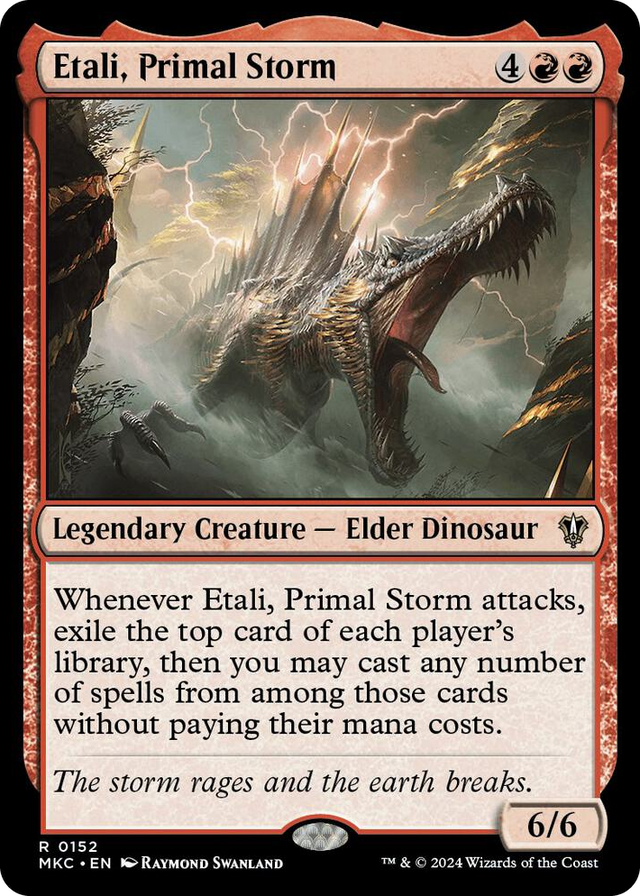 0152 Etali, Primal Storm R Commander: Murders at Karlov Manor