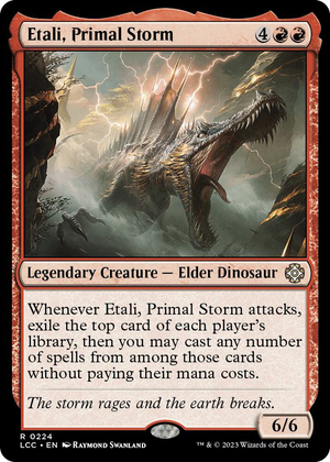 0224 Etali, Primal Storm R Commander: The Lost Caverns of Ixalan
