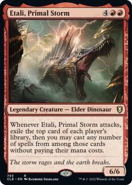 0793 Etali, Primal Storm R Commander Legends: Battle for Baldur's Gate