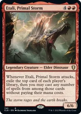 0793 Etali, Primal Storm R Commander Legends: Battle for Baldur's Gate