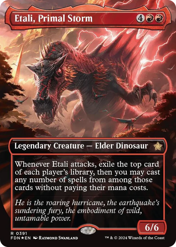 0391 Etali, Primal Storm (Borderless) (Mana Foil) R Foundations