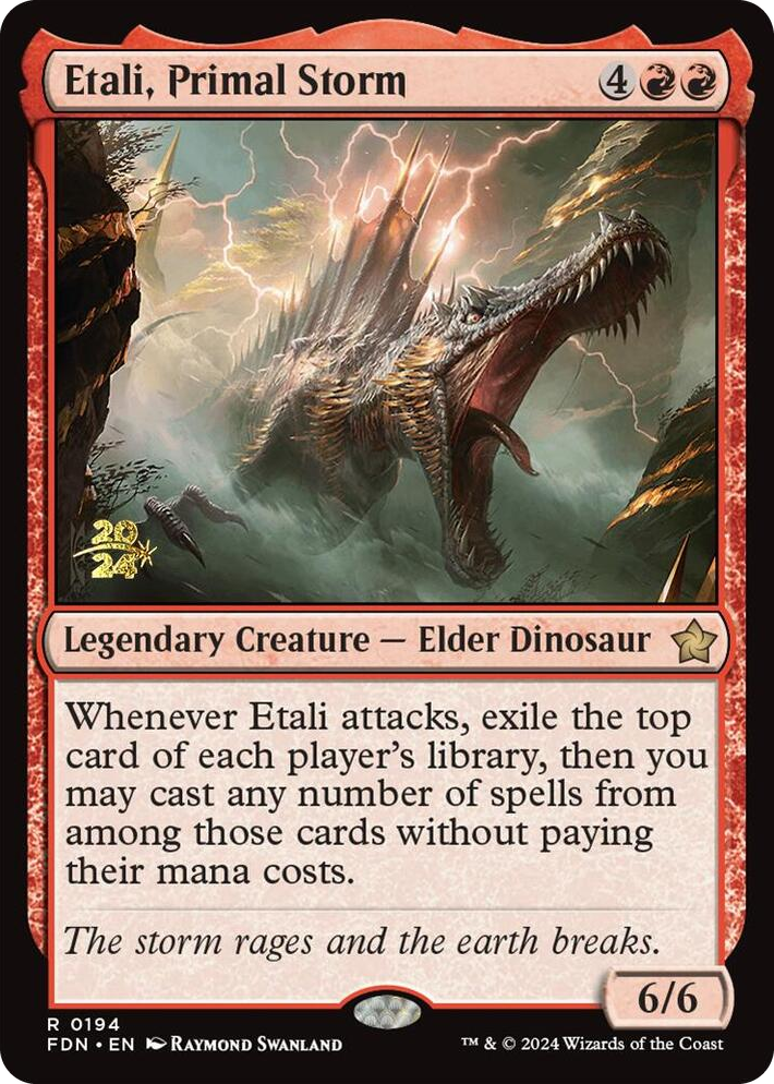 0194 Etali, Primal Storm (FDN) R Prerelease Cards